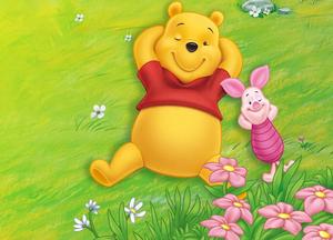 Winnie The Pooh And Piglet 4K Cartoon 4k cartoon wallpaper