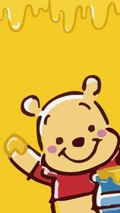 Winnie the Pooh Finds Sweet Happiness winnie the pooh wallpaper