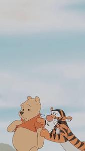 Winnie The Pooh With Tigger winnie the pooh wallpaper