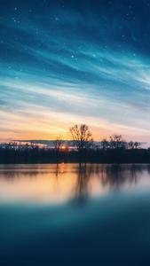 Winter Night Sky Home Screen home screen wallpaper