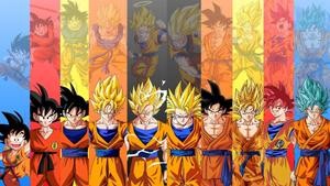 Witness the Evolution of Dragon Ball's Most Beloved Protagonist - Goku dragon ball super wallpaper
