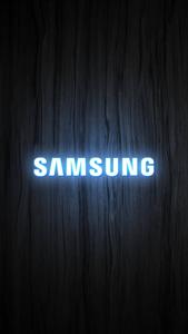 Wood With The Logo Of Samsung Full HD samsung full hd wallpaper