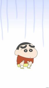 Worried Shinchan Aesthetic shinchan aesthetic wallpaper