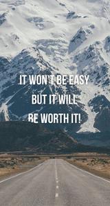 Worth It Motivational Quotes iPhone motivational quotes iphone wallpaper