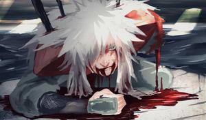 Wounded Jiraiya Digital Art jiraiya wallpaper