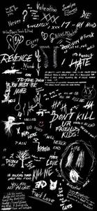 XXXTentacion’s scrawled artwork for ‘17’ (album) xxxtentacion wallpaper
