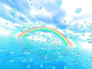 Y2k Aesthetic Ocean Rainbow y2k aesthetic wallpaper