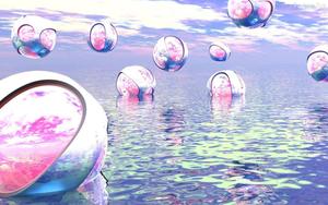 Y2k Aesthetic Pink Orbs y2k aesthetic wallpaper