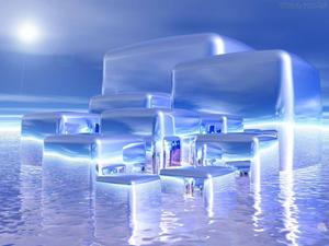 Y2k Crystal Clear Cubes y2k wallpaper