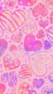 Y2k Pink Hearts y2k wallpaper