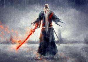 Yamamoto Genryuusai Captures the Action in Bleach bleach wallpaper