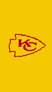 Yellow And Red Chiefs Logo Phone chiefs wallpaper