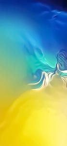 Yellow And Teal Abstract Samsung samsung wallpaper