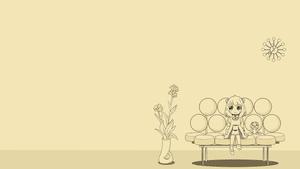 Yellow Minimalist Anya Forger