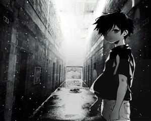 Young Alone Boy Anime Picture alone boy wallpaper