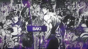 Young Baki Hanma leading the charge baki hanma wallpaper