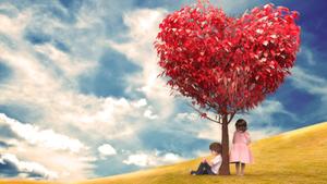 Young Couple Romantic Love Art romantic love wallpaper