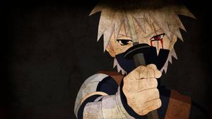 Young Kakashi Hatake carrying a small Katana  Wallpaper