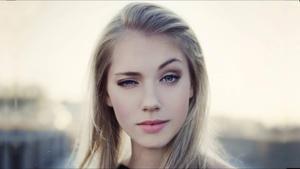 Young Woman Enjoying the Outdoors girl wallpaper