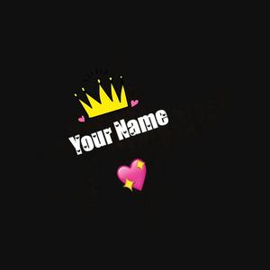 Your Name Emojis Dark name wallpaper