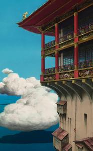 Yubaba's Bathhouse from Spirited Away studio ghibli wallpaper