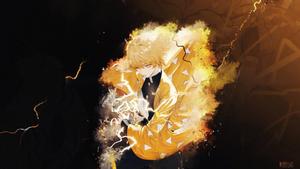 Zenitsu Agatsuma - A Powerful Demon Slayer Who Hides his Abilities zenitsu wallpaper