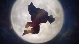 Zenitsu gazing at the Moon zenitsu wallpaper