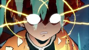 Zenitsu Thunder Demon Slayer PFP demon slayer pfp wallpaper