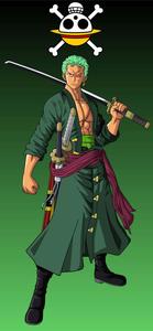 Zoro - The courageous hero set on a journey. zoro wallpaper