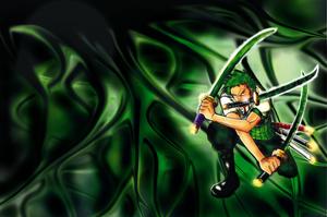 Zoro, the Swordsman of the Straw Hats zoro wallpaper