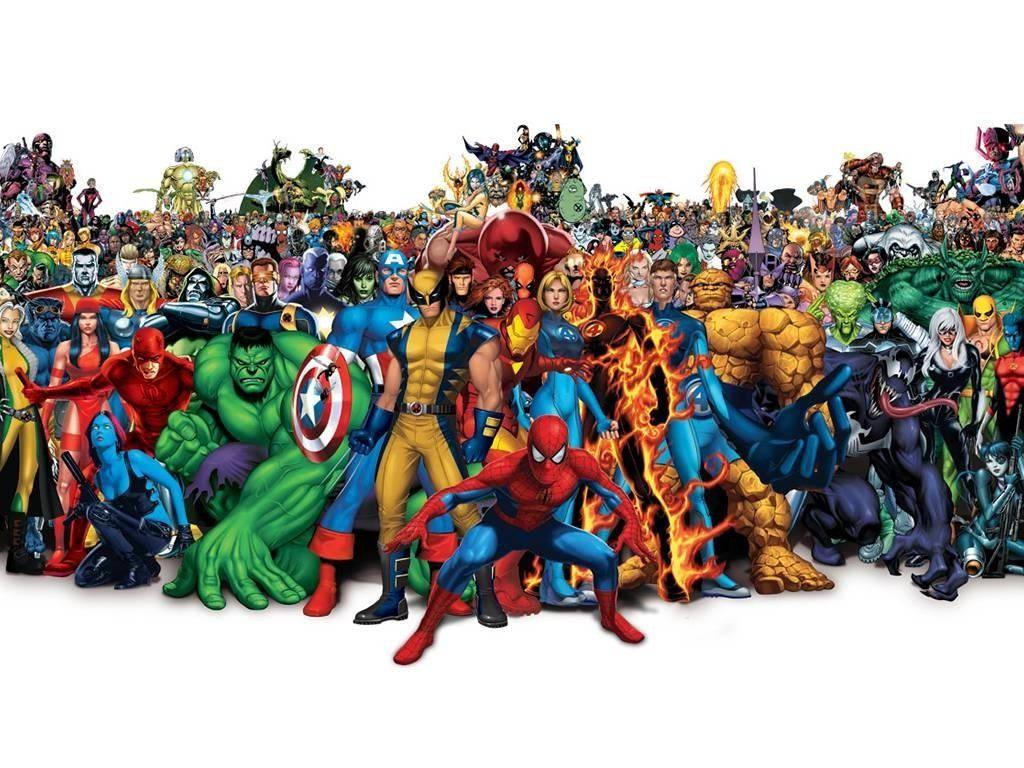 1. Unleashing the power of Marvel Comics — 1024x768 wallpaper