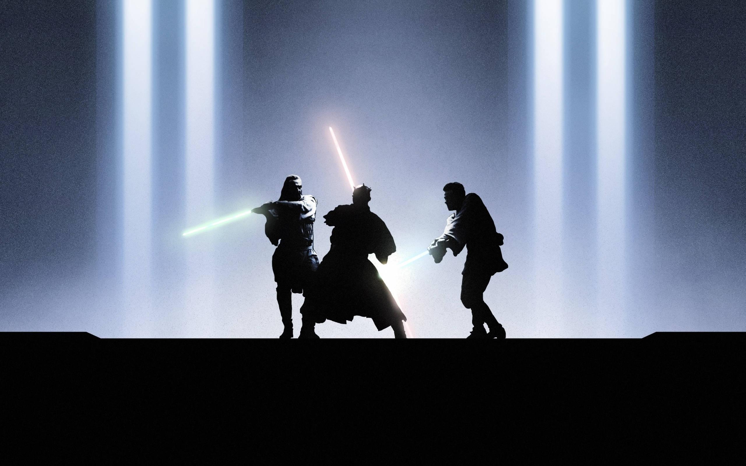 2560x1600 Star Wars Fighting Jedis — 2560x1600 wallpaper