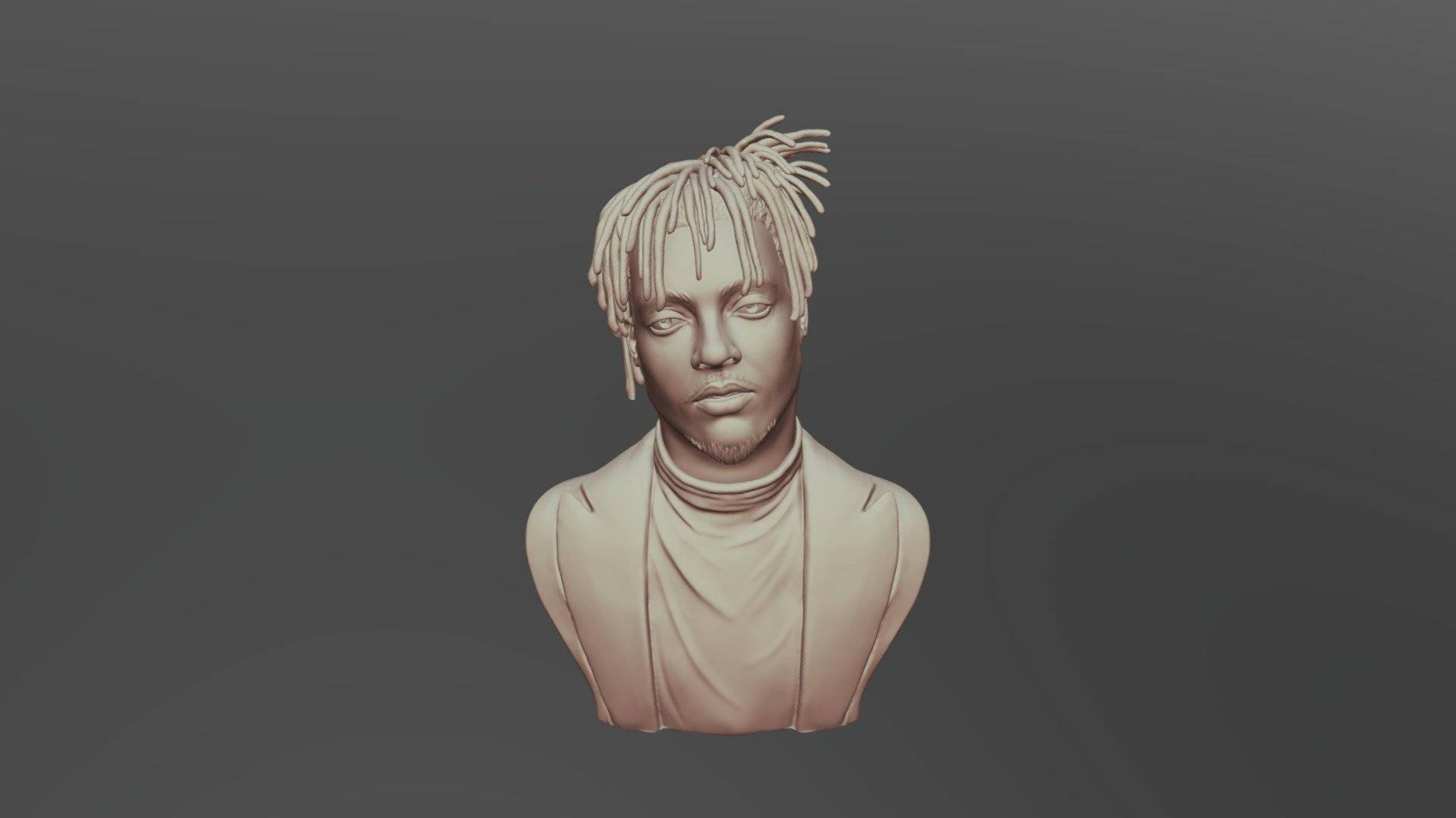 3D Artwork of Juice Wrld — 1920x1080 wallpaper