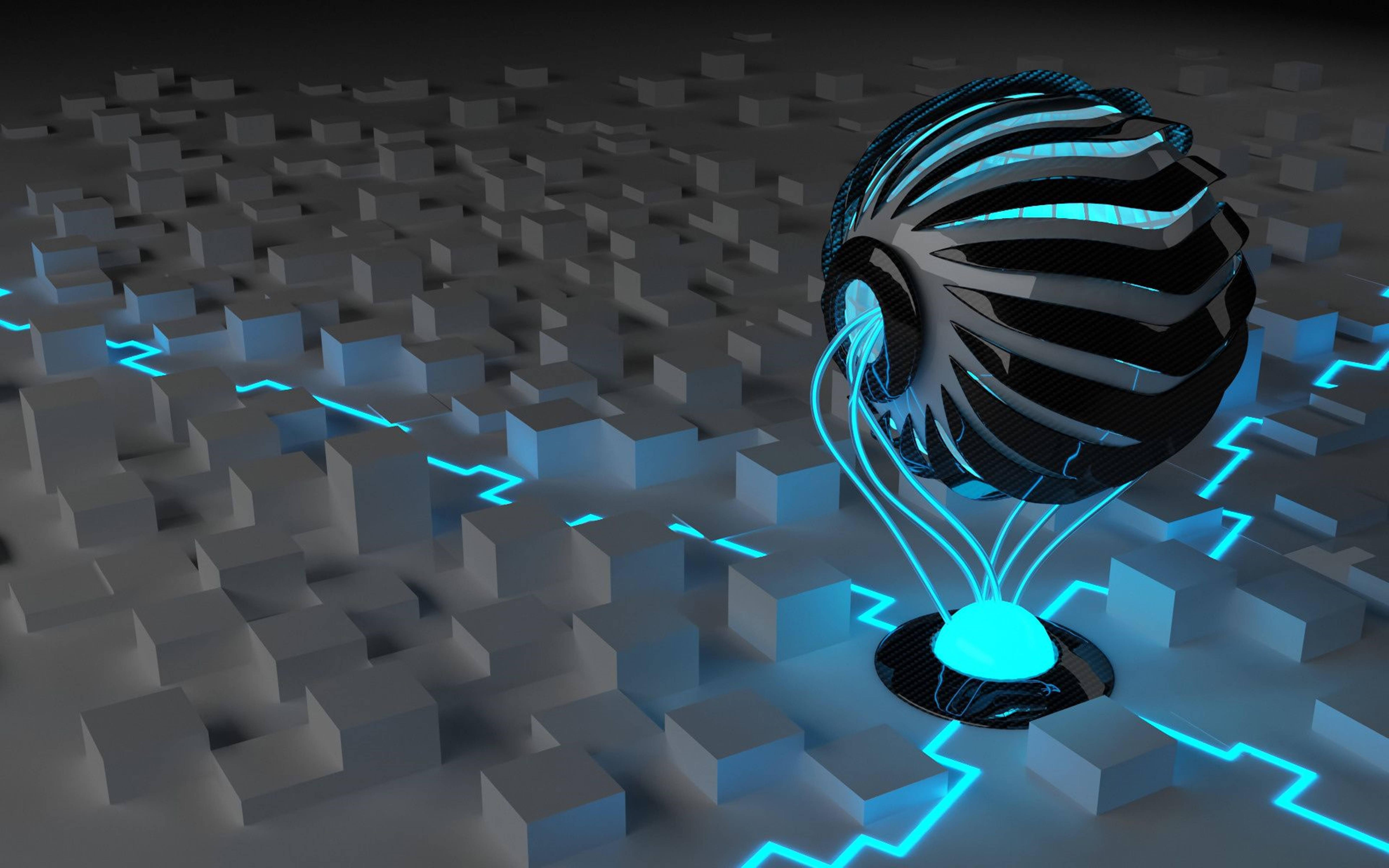 3D HD Abstract Art — 6400x4000 wallpaper