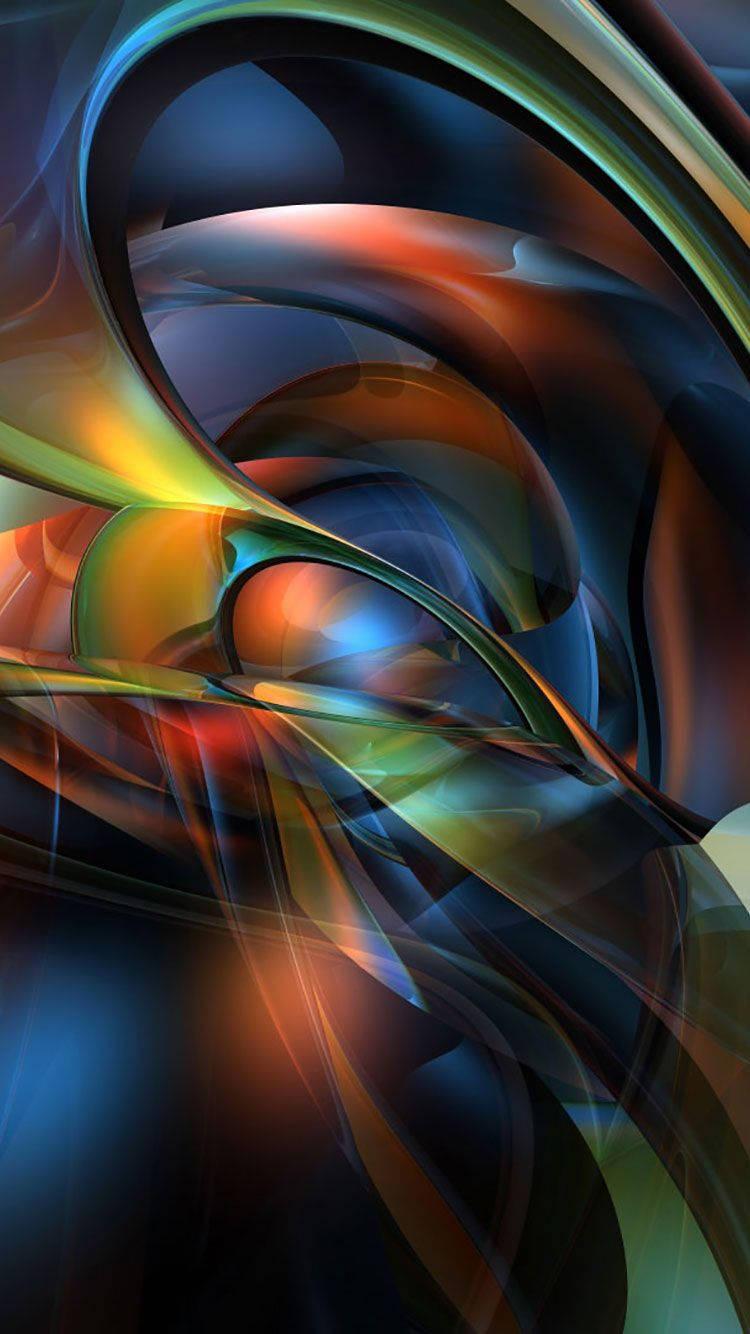 3d Iphone Abstract Colours — 750x1334 wallpaper