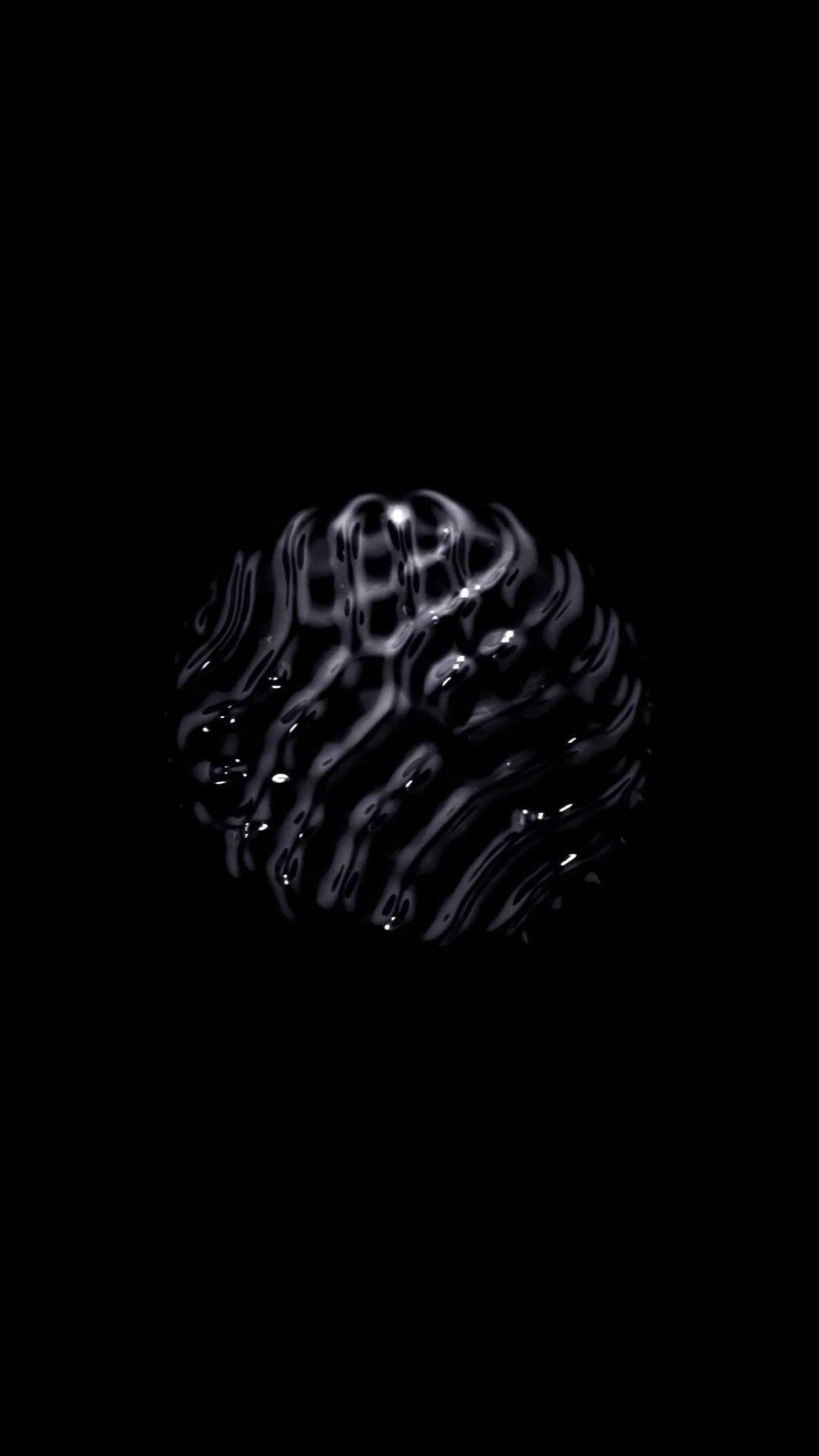 3d Iphone Black Liquid — 1080x1920 wallpaper