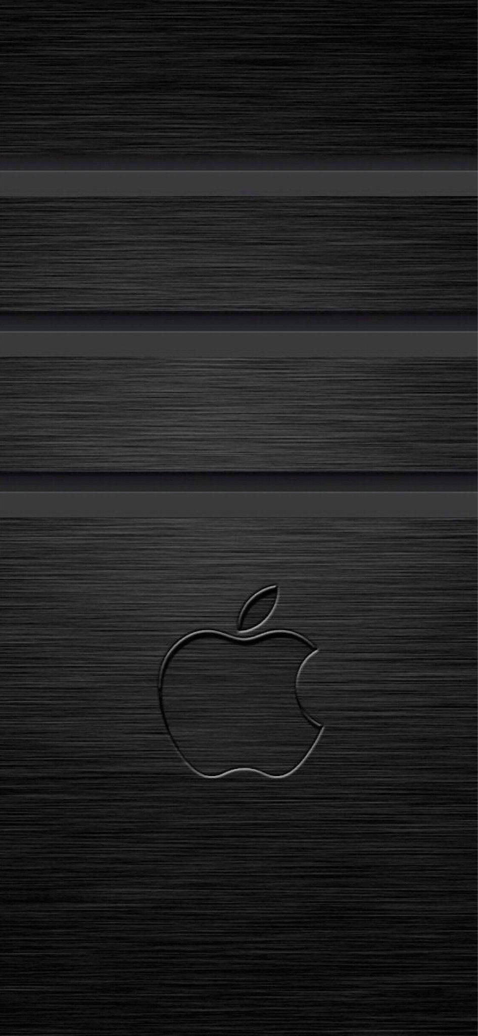 3d Iphone Engraved Apple Logo — 946x2048 wallpaper