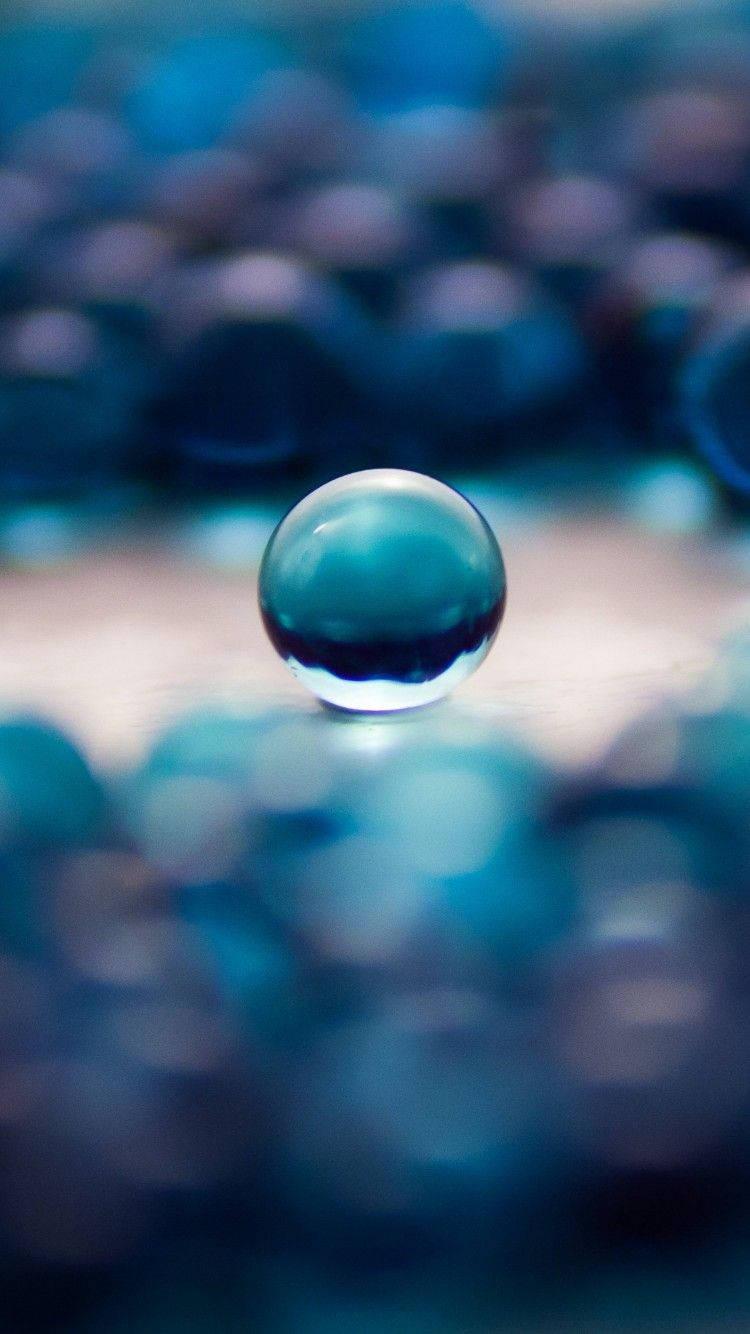 3d Iphone Glass Sphere — 750x1334 wallpaper