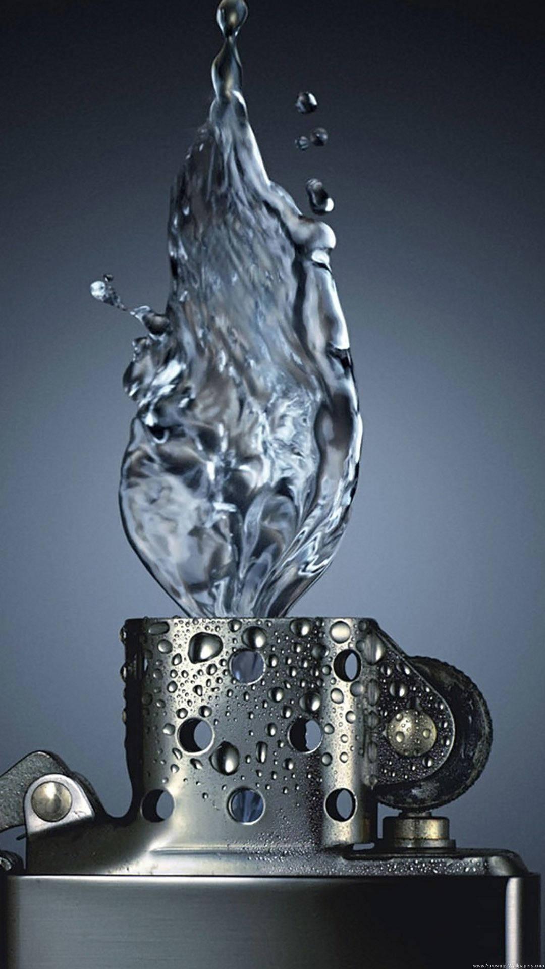 3d Iphone Water Lighter — 1080x1920 wallpaper