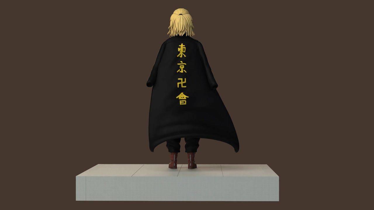 3D Model Mikey Tokyo Revengers — 1280x720 wallpaper