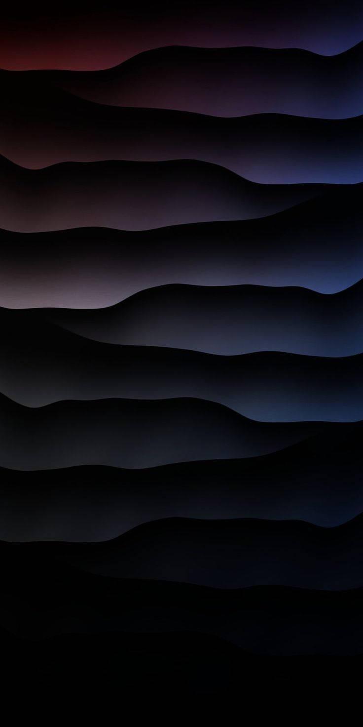 3D Phone Glowing Layers — 736x1472 wallpaper
