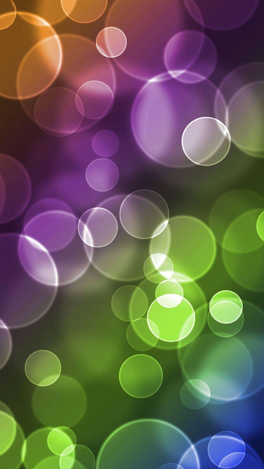 3D Phone Luminous Bubbles — 1080x1920 wallpaper
