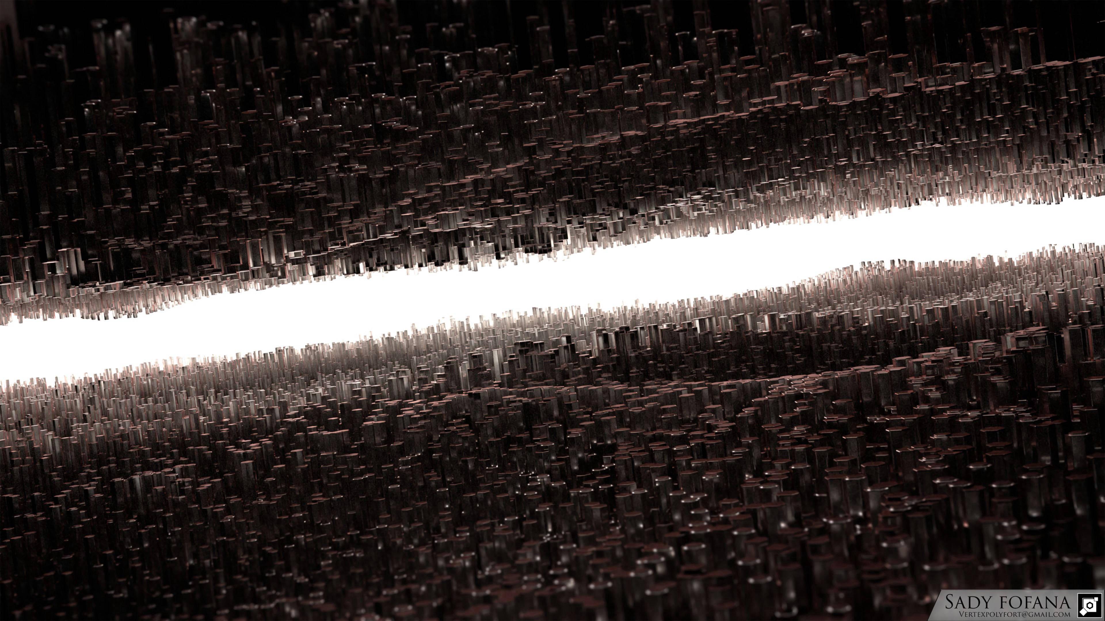 3D Reflection Illusion — 3840x2160 wallpaper