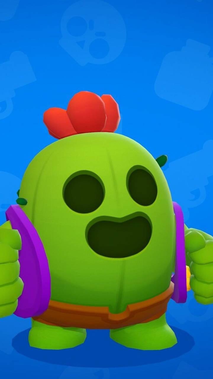3D Spike Brawl Stars — 720x1280 wallpaper