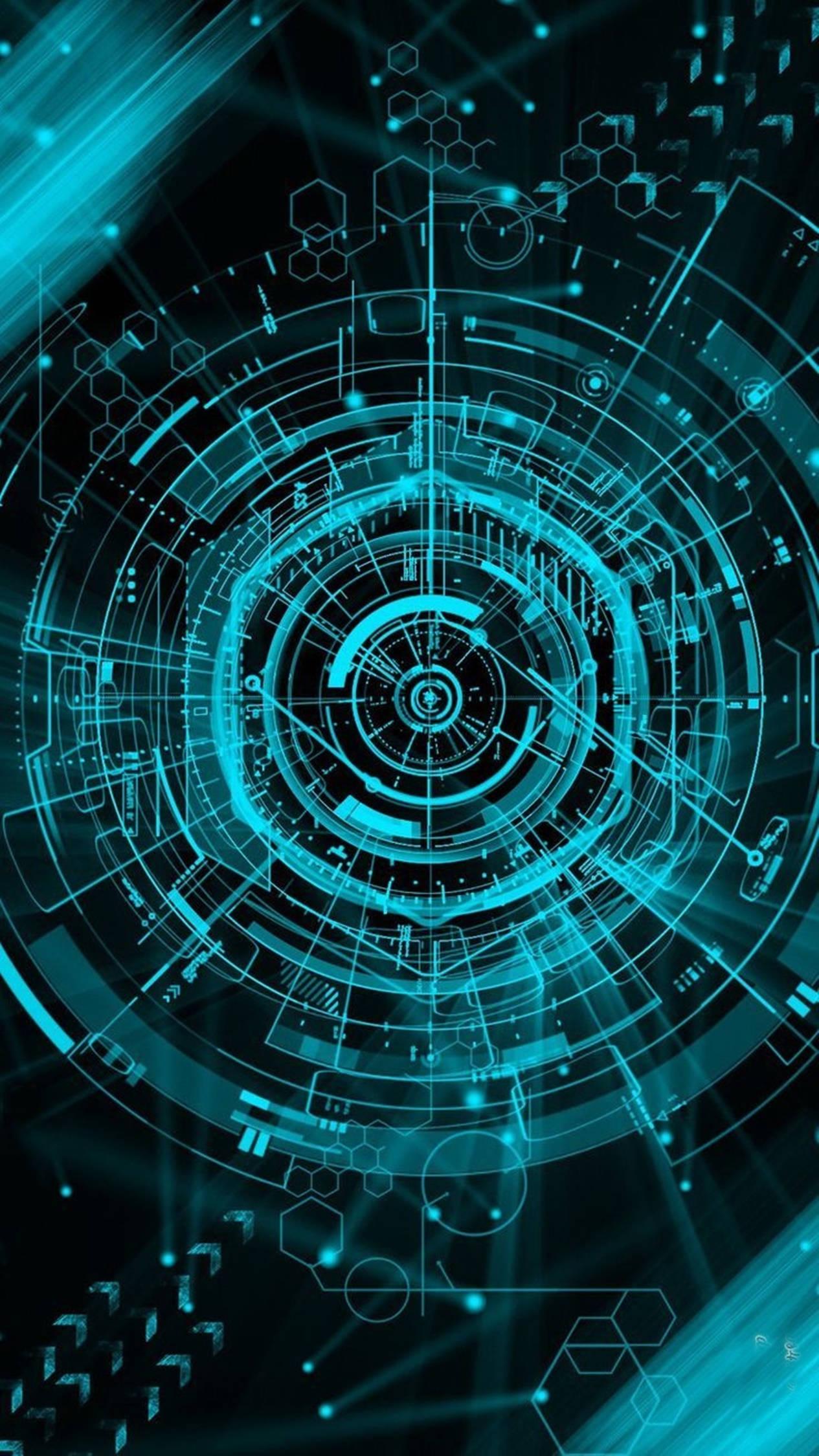 4K Android Technology Art — 1265x2250 wallpaper