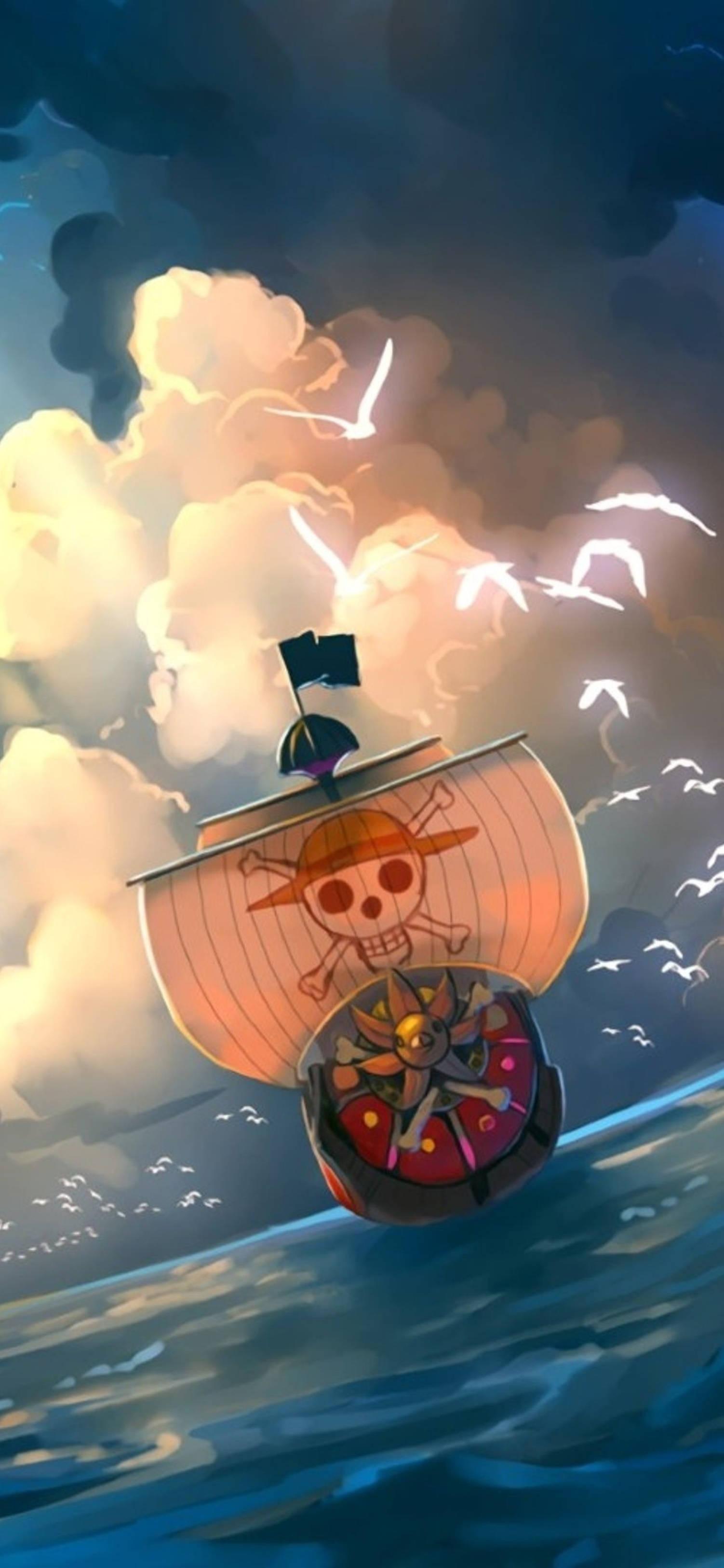 4K Anime IPhone Bleach Pirate Ship — 1502x3250 wallpaper