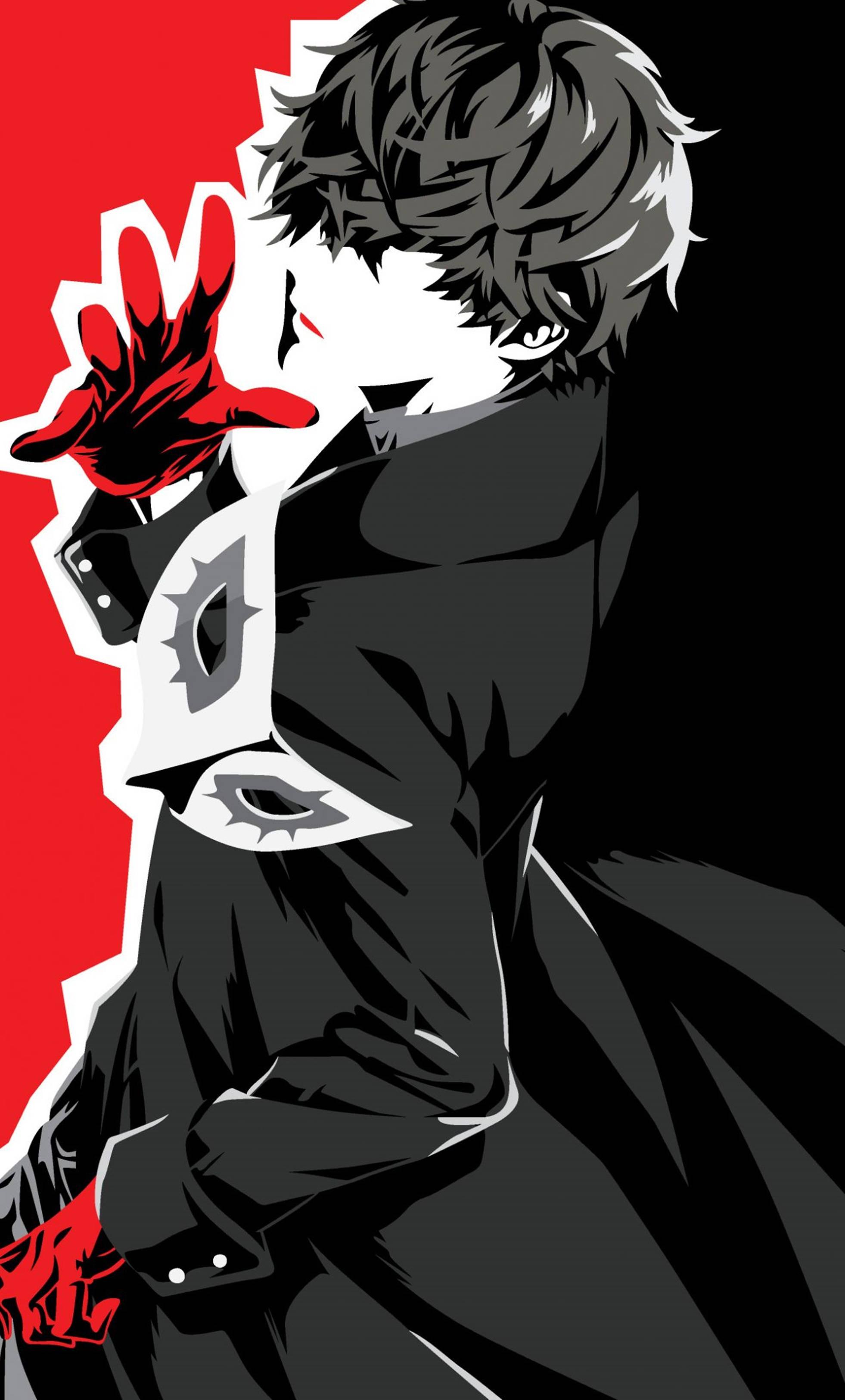 4K Anime IPhone Persona 5 Akira Kurusu — 1962x3250 wallpaper