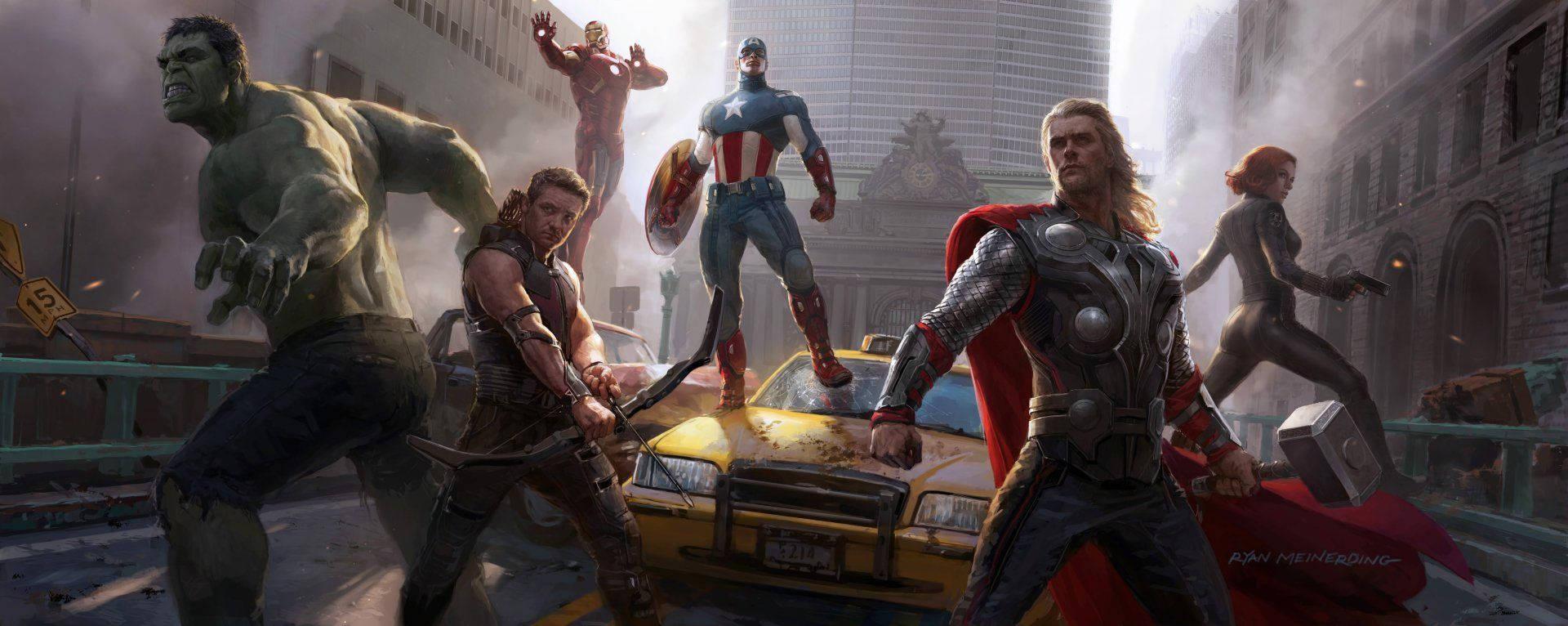 4k Avengers Age Of Ultron — 1920x766 wallpaper