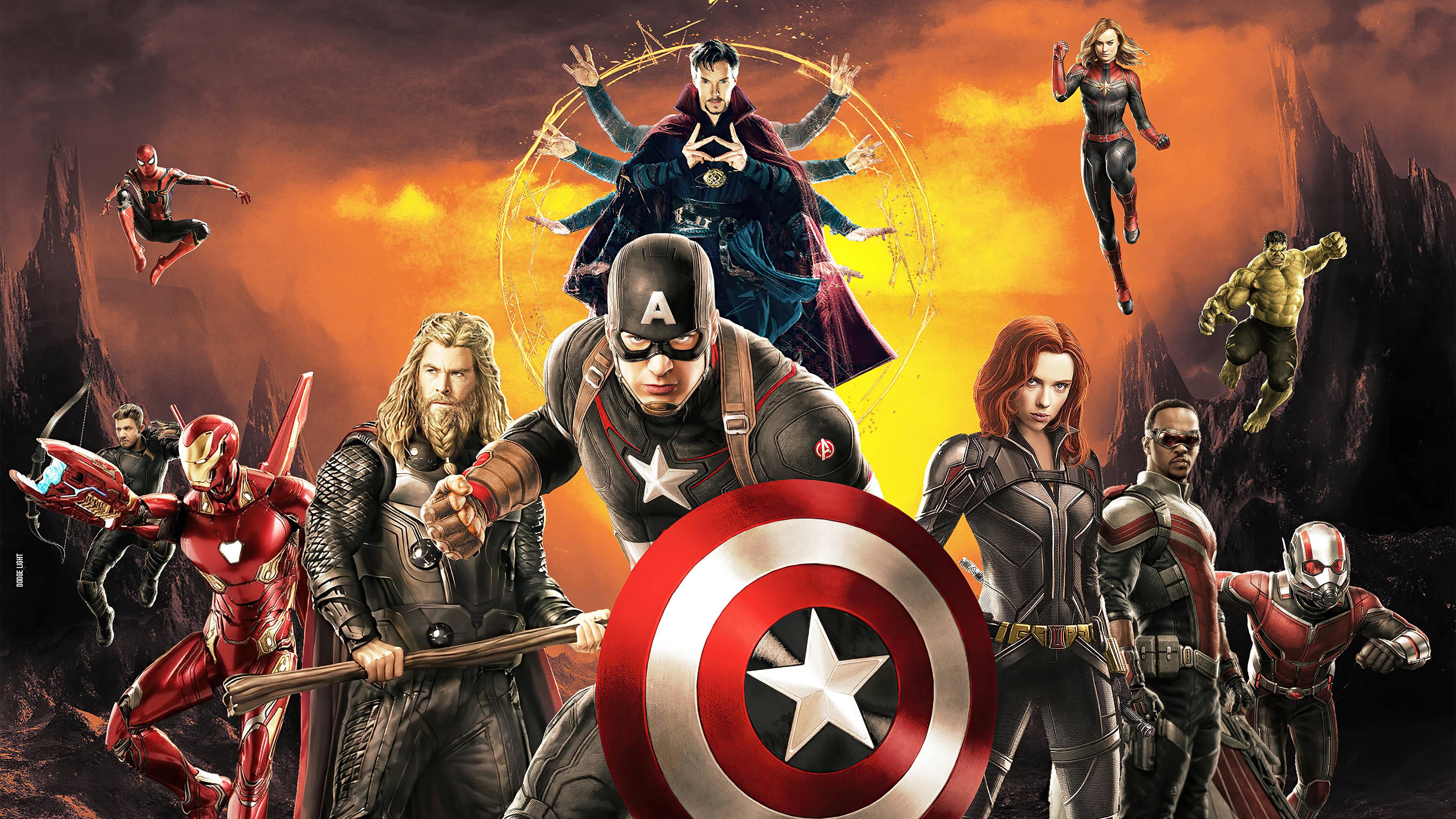 4k Avengers Artwork — 3840x2160 wallpaper