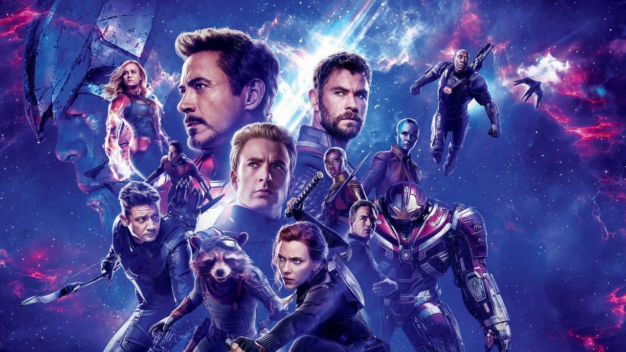 4k Avengers Blue Graphic — 1280x720 wallpaper